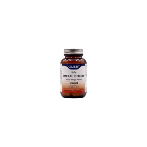 QUEST Synergistic Calcium 1000mg & Vitamin D 45tabs