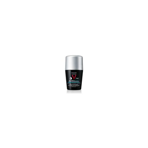 VICHY Deodorant Invisible Resist Ανδρικό Αποσμητικό Roll On 72H 50ml